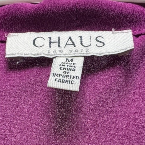Purple Chaus New York Blouse / Size Medium / Sku0003 - Picture 4 of 5